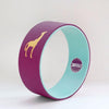 Image of Large 15" Raspberry Plexus Yoga Wheel Perfect for challenging your yoga poses, back pain, and helping up your back, hips, chest, and shoulders, and much higher quality than the Dharma Yoga Wheel.