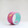Image of Small 10" Pink Plexus Yoga Wheel Perfect for challenging your yoga poses, back pain, and helping up your back, hips, chest, and shoulders, and much higher quality than the Dharma Yoga Wheel.
