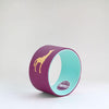 Image of Small 10" Raspberry Plexus Yoga Wheel Perfect for challenging your yoga poses, back pain, and helping up your back, hips, chest, and shoulders, and much higher quality than the Dharma Yoga Wheel.